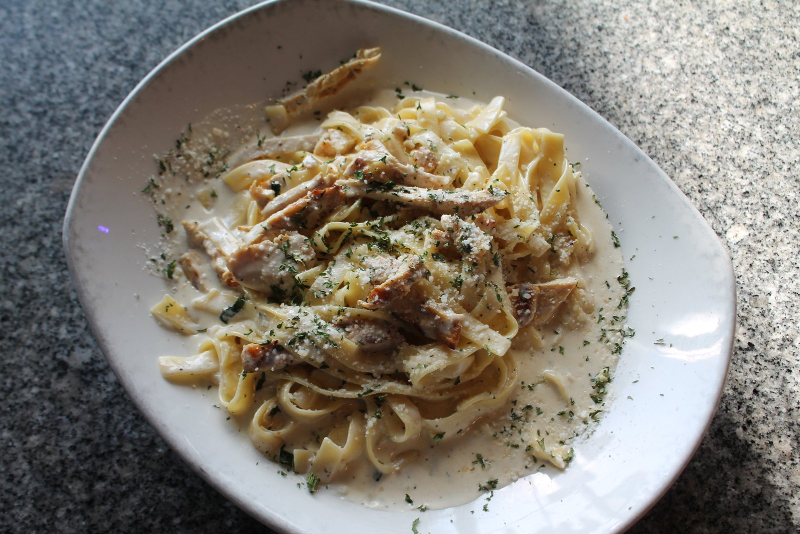 Chicken fettuccine alfredo